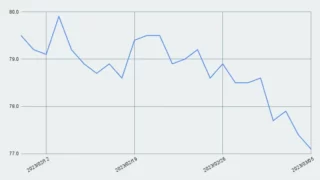 減量進捗【4週目】78.5kg→77.1kg